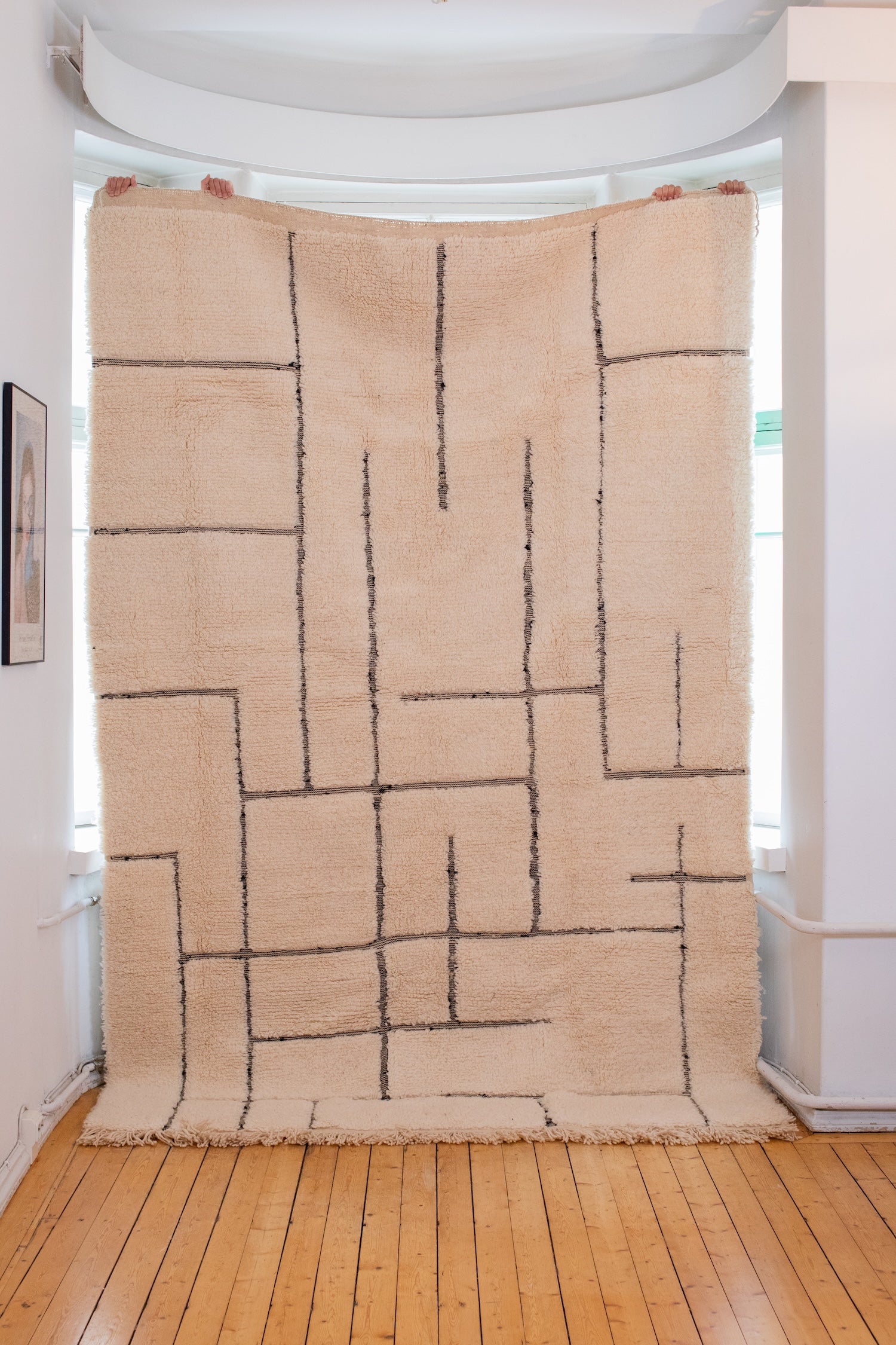 Beni Ourain valkoinen villamatto<br>300cm x 200cm