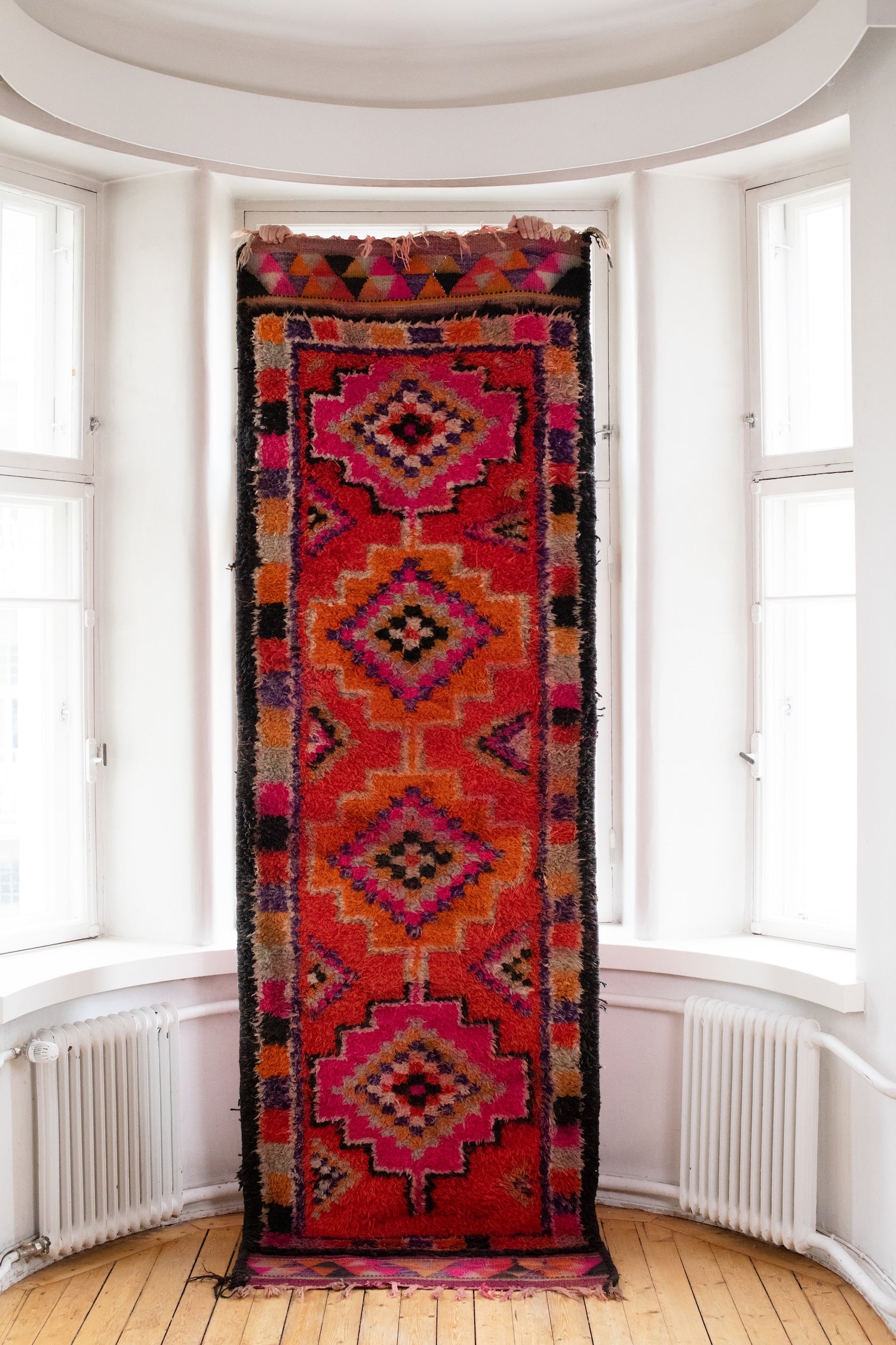 Vintage Marokkolainen villamatto<br>310cm x 100cm