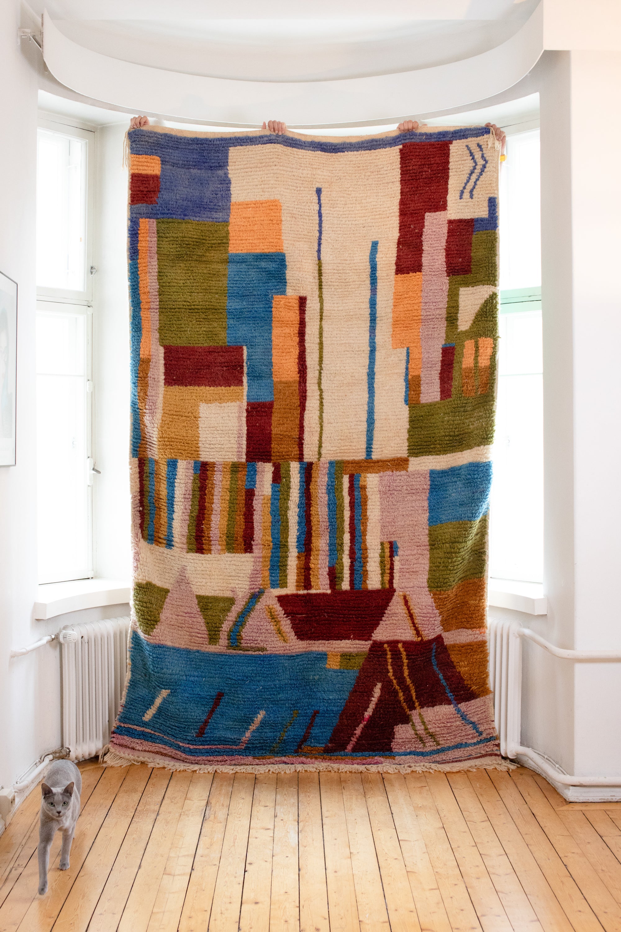 Jamila Boujaad villamatto 300cm x 180cm