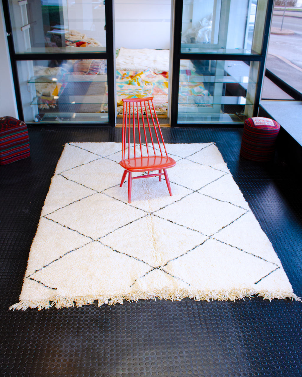 Beni Ouarain talonpoika villamatto 300cm x 200cm