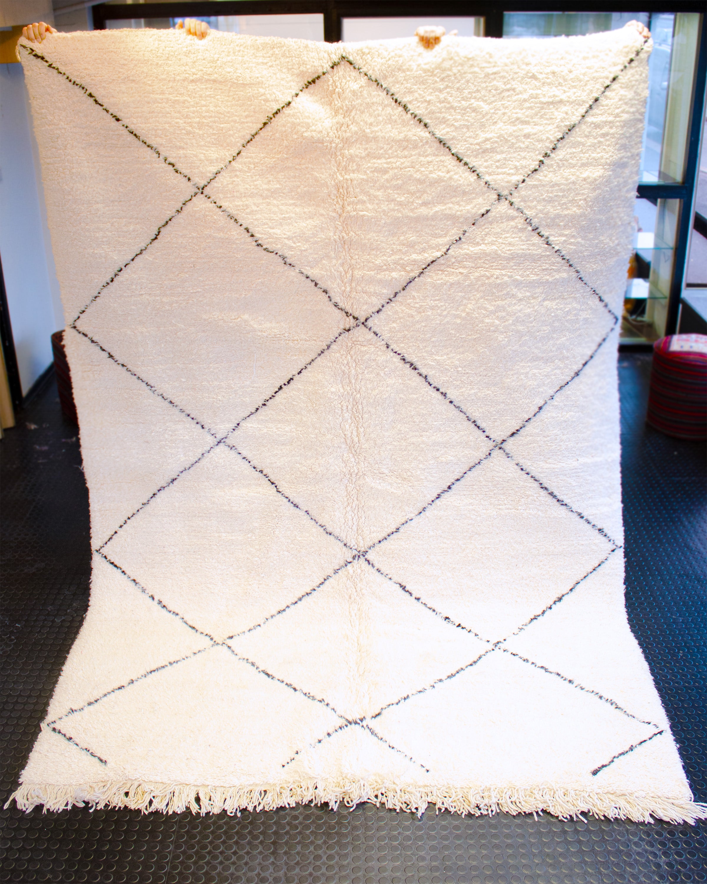 Beni Ouarain talonpoika villamatto 300cm x 200cm