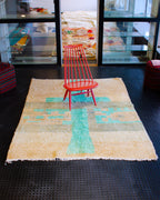 valkoinen villamatto sisustus