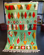 Vihreä marokkolainen matto