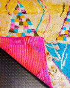 käsinsolmittu matto 