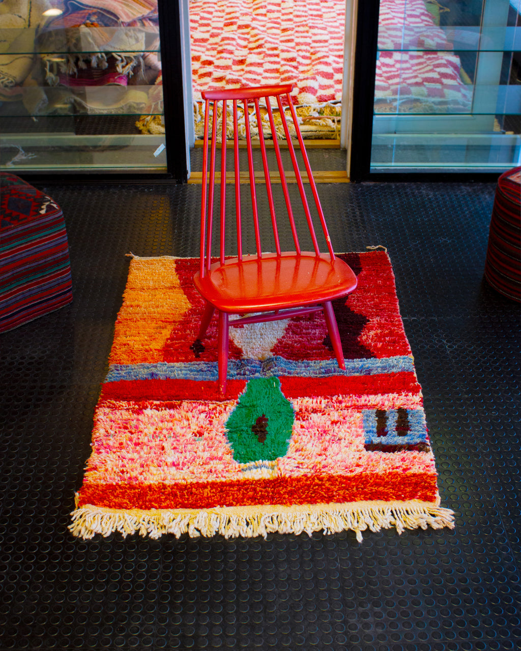 marokkolainen matto sisustus