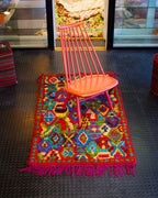 Värikäs matto sisustus