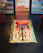 marokkolainen värikäs matto