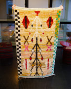 värikäs villamatto