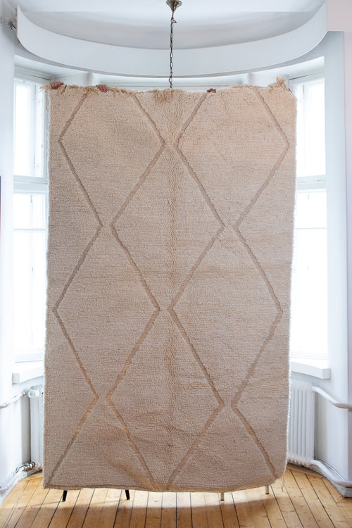 Marokkolainen Beni Ourain Villamatto n. 250cm x 150 cm