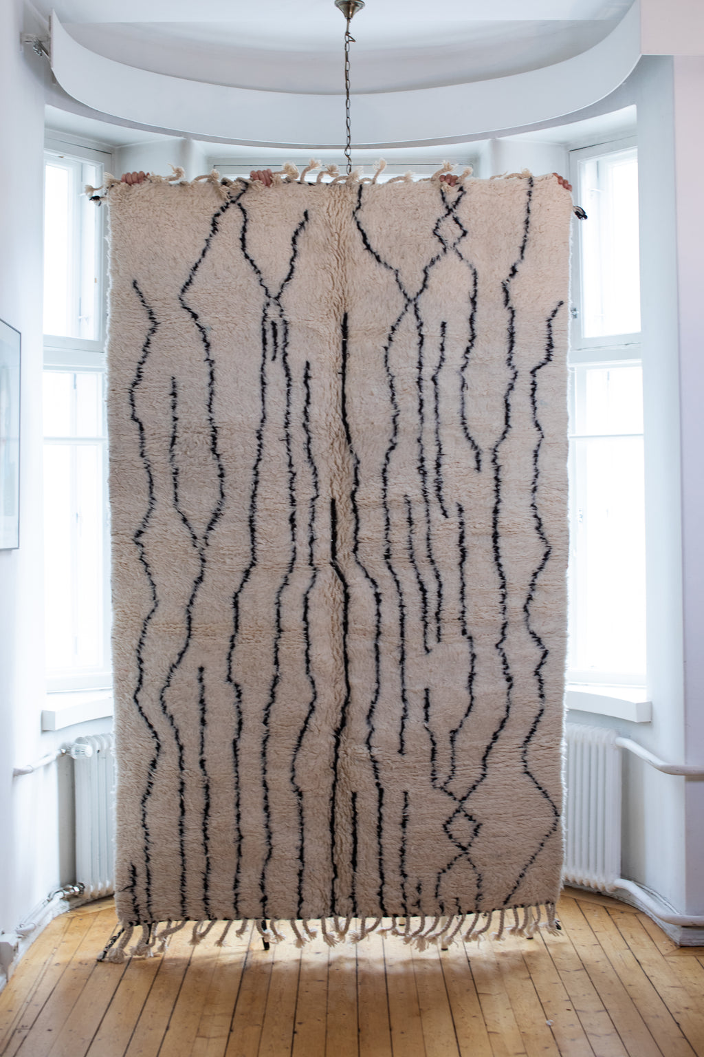 Marokkolainen Beni Ourain villamatto 250 cm x 150 cm