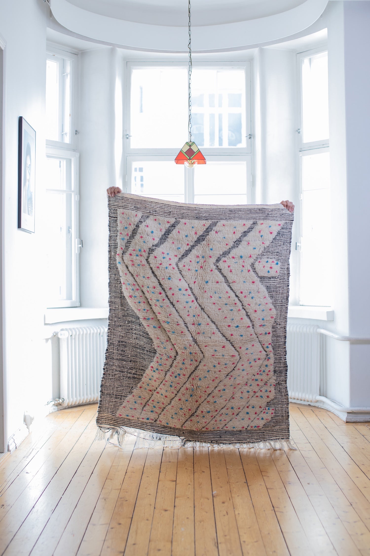 Marokkolainen villamatto<br>155cm x 105cm