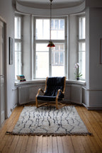 Marokkolainen Beni Ourain Villamatto<br>n.250cm x 150cm