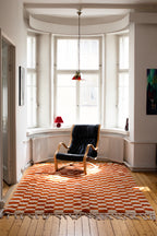 Mimosa Ruudullinen villamatto<br>300cm x 200cm