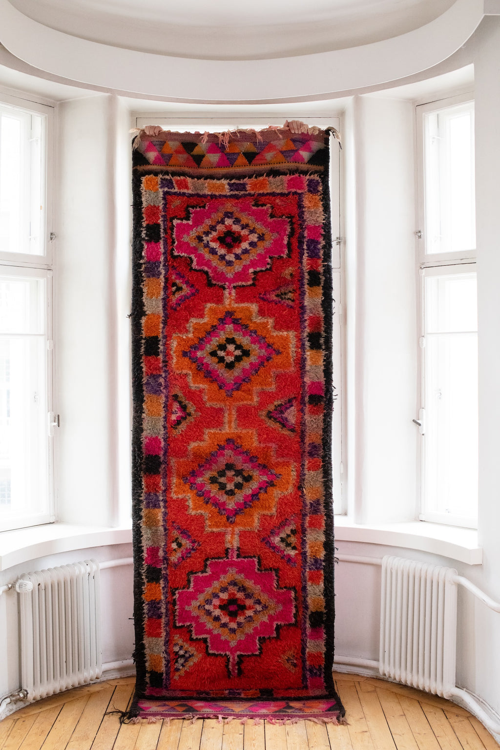 Vintage Marokkolainen villamatto<br>310cm x 100cm