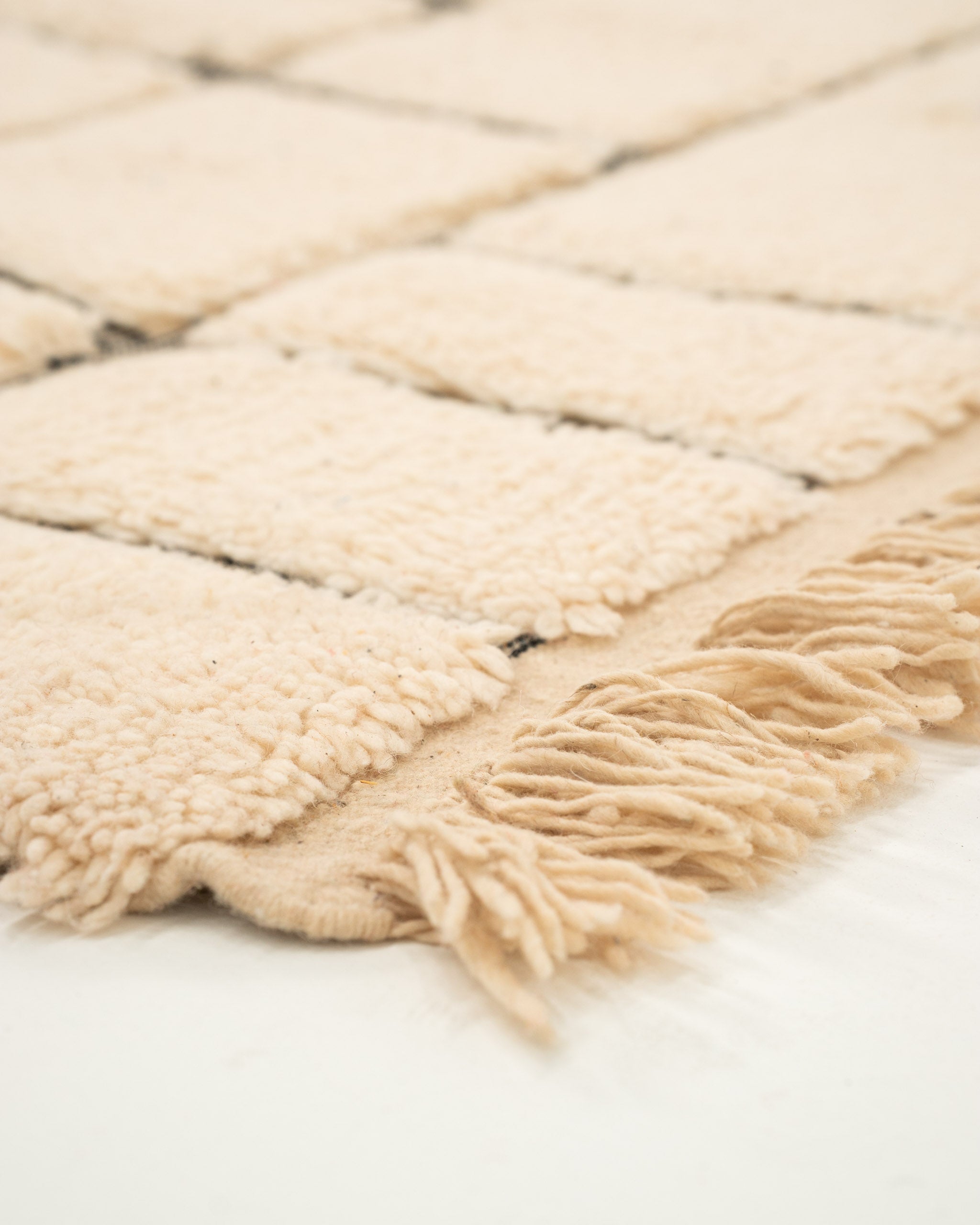 Beni Ourain valkoinen villamatto<br>300cm x 200cm