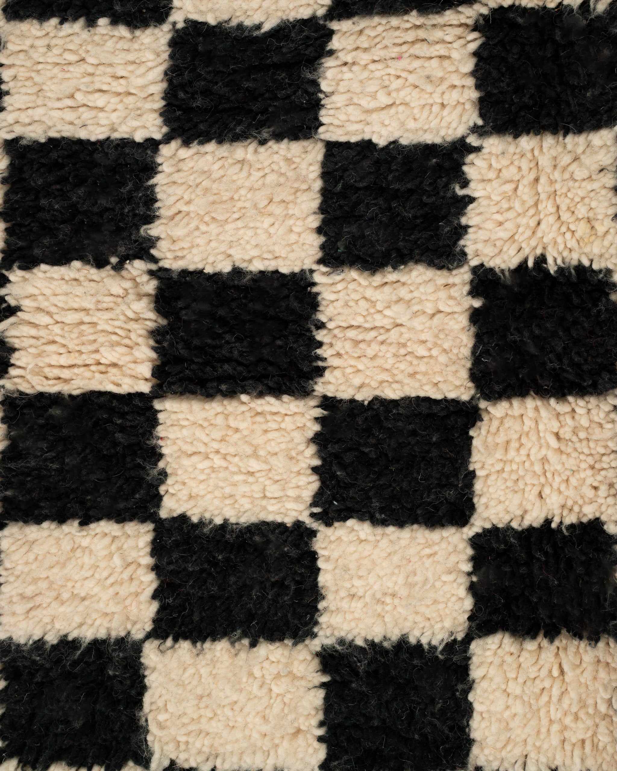 Marokkolainen ruudullinen villamatto 150/100