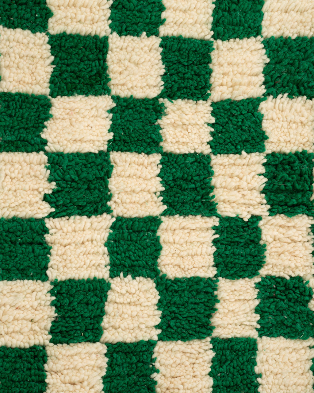 Vihreä ruudullinen marokkolainen matto<br>300cm x 200cm