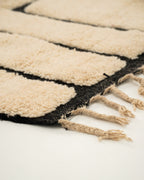 Beni Ouarain matto mustavalkoinen 300/200cm