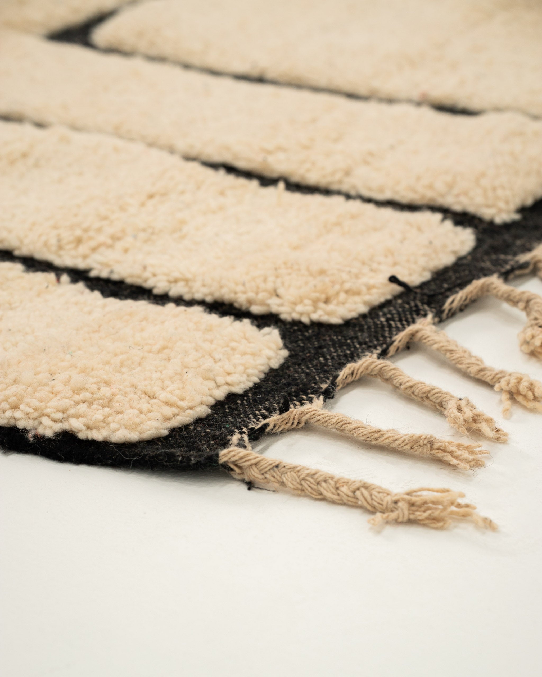 Beni Ouarain matto mustavalkoinen 300/200cm