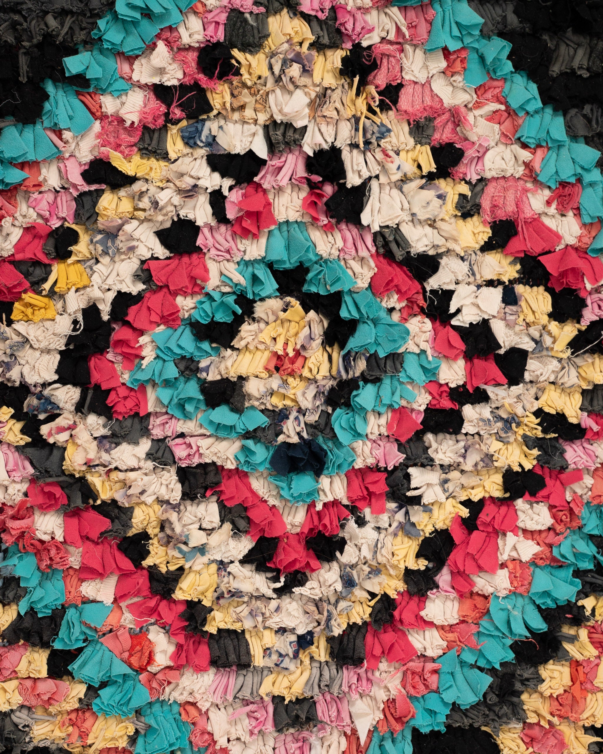 Vintage Marokkolainen Boucherouite matto 295/132cm