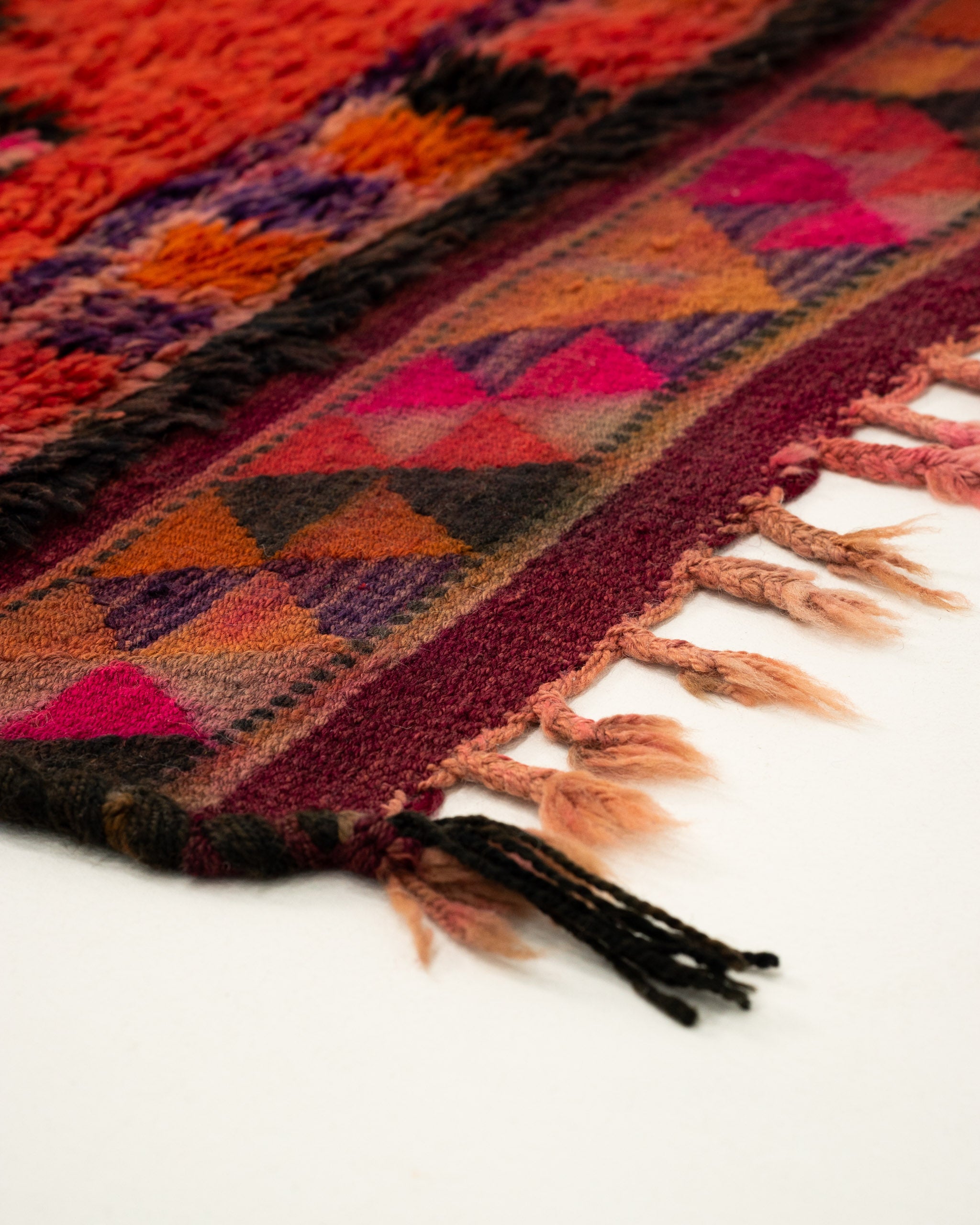 Vintage Marokkolainen villamatto 310cm x 100cm