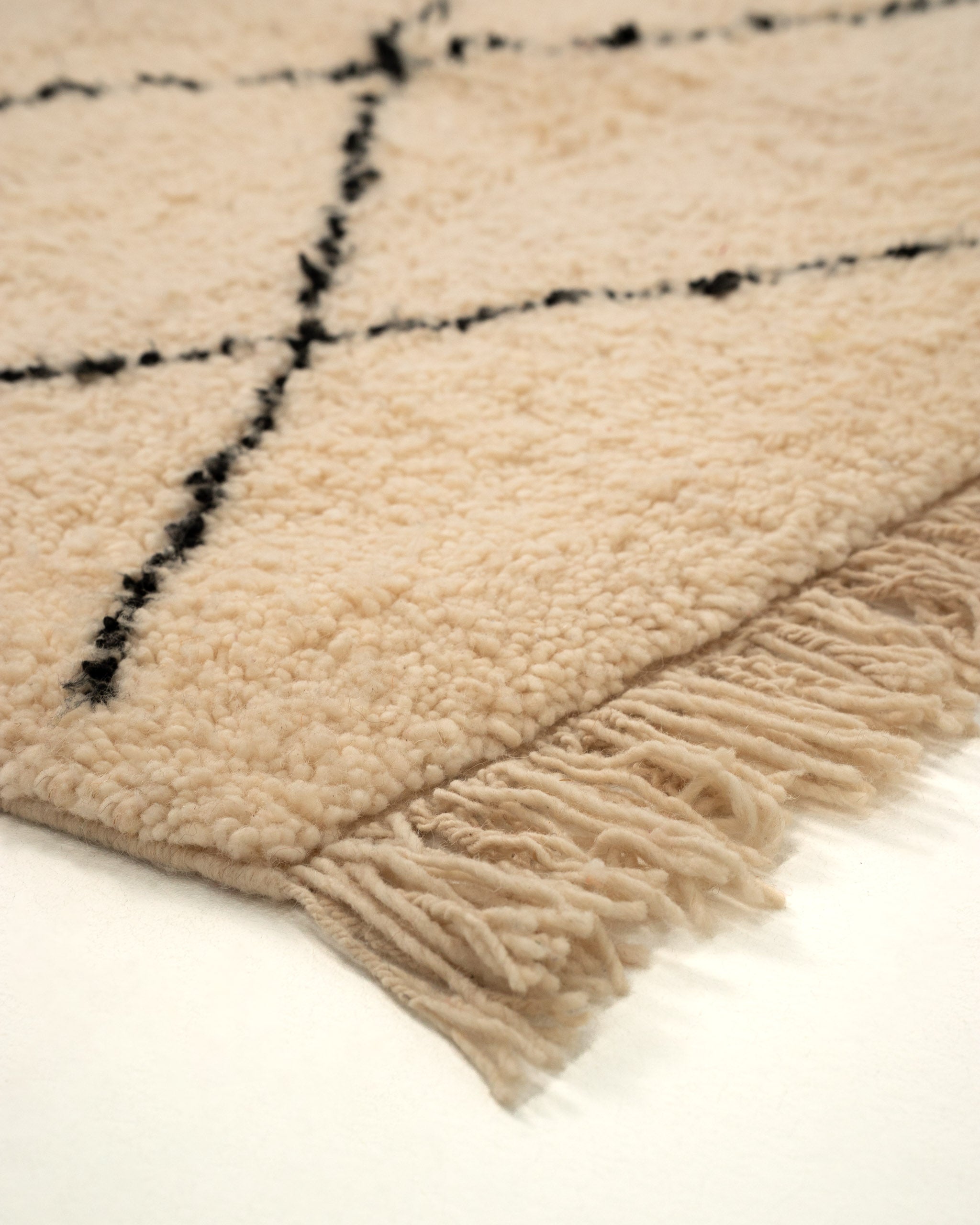 marokkolainen Beni Ouarain villamatto 150/100cm