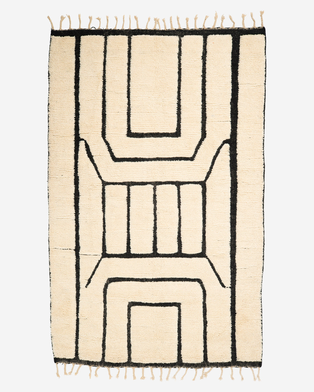 Beni Ouarain matto mustavalkoinen 300/200cm