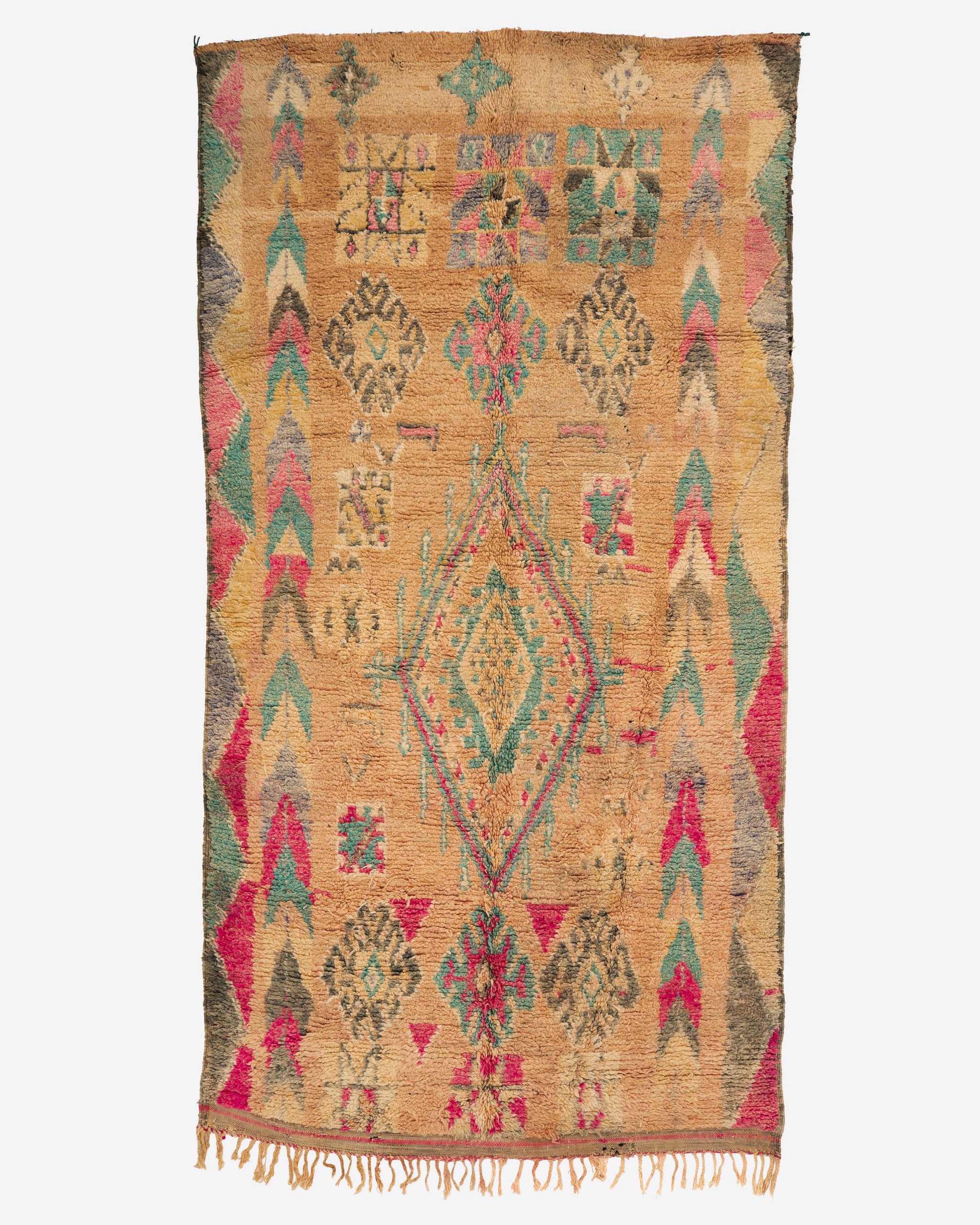 Vintage Marokkolainen villamatto 354/174cm