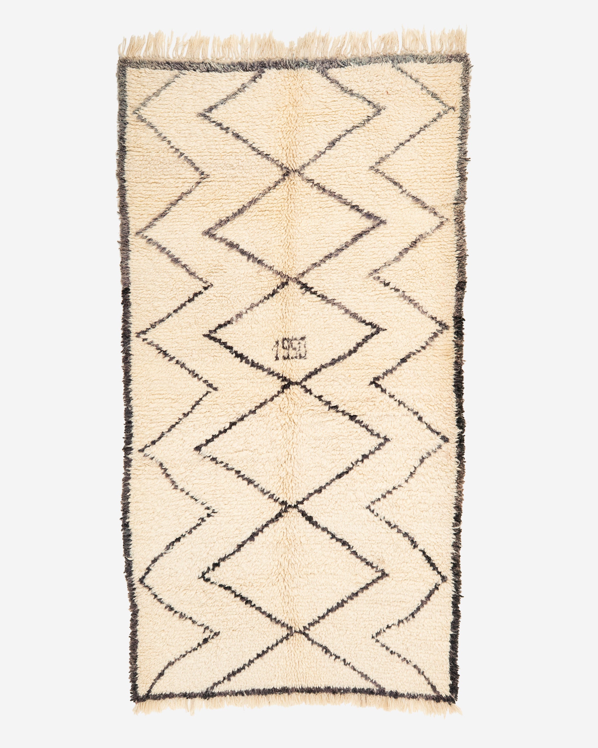 Vintage Beni Ouarain villamatto 273/148cm