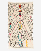 Marokkolainen Azilal villamatto 240/142cm
