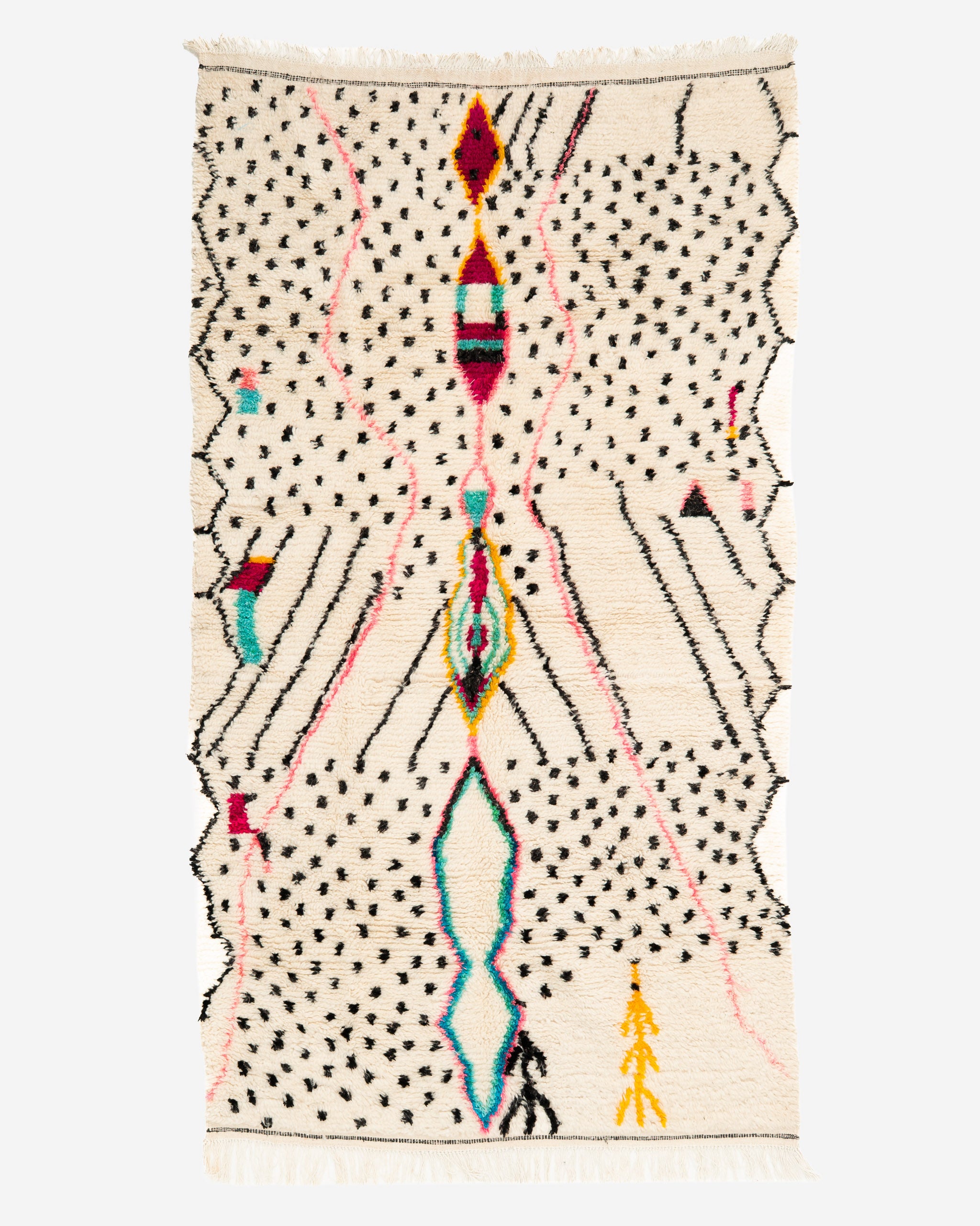Marokkolainen Azilal villamatto 240/142cm