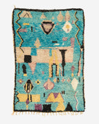 Marokkolainen villamatto<br>150cm x 100cm