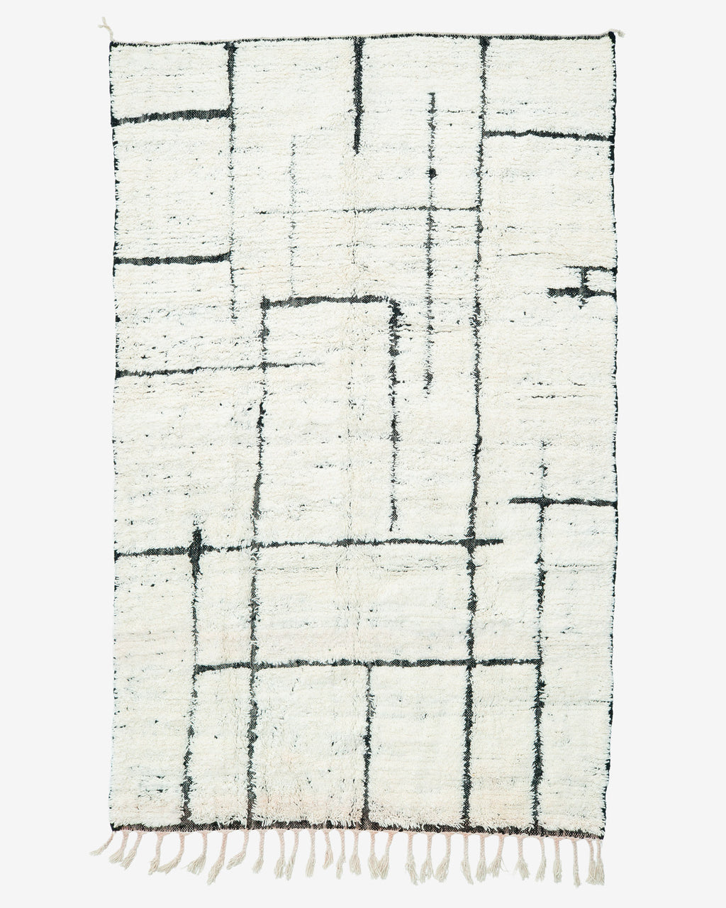 Beni Ouarain matto mustavalkoinen270/160cm