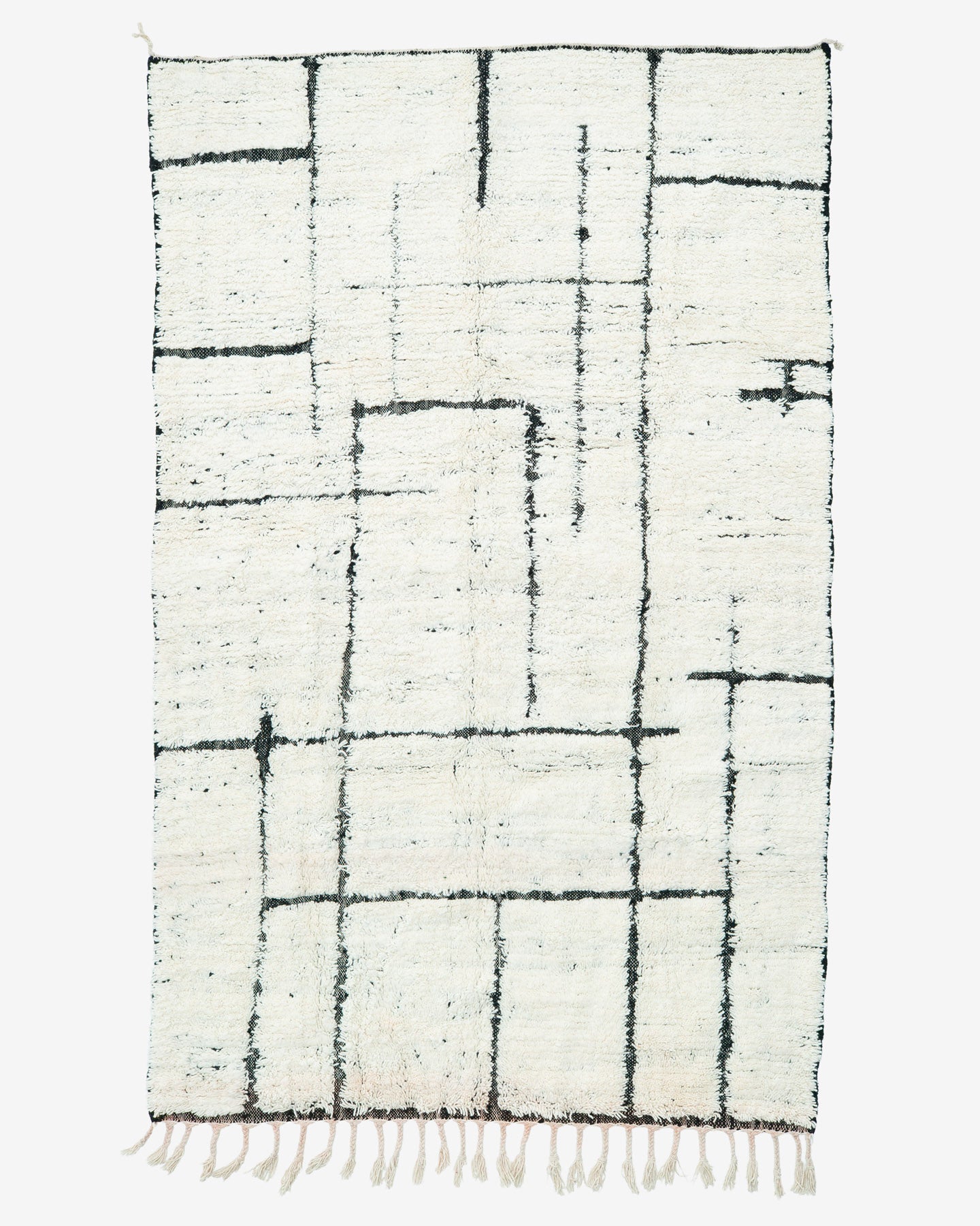Beni Ouarain matto mustavalkoinen270/160cm