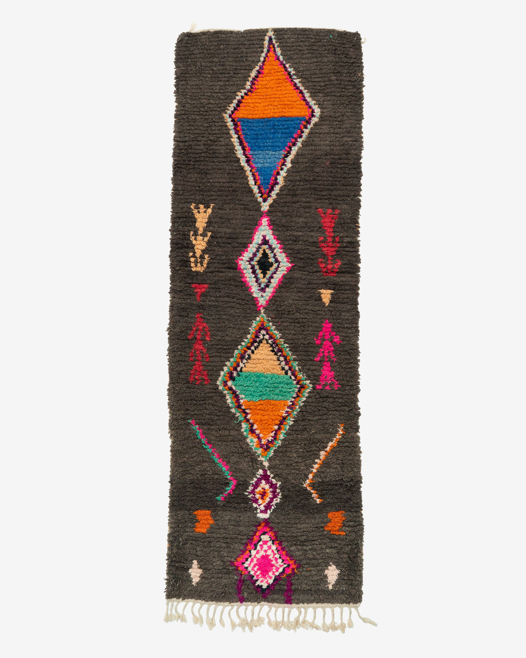 Marokkolainen käytävä villamatto n. 295/97cm