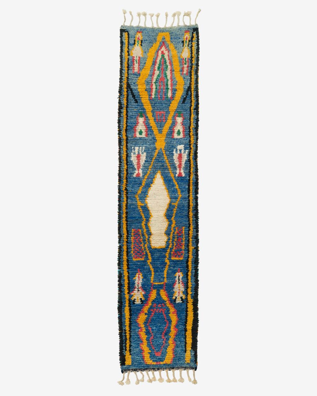 Marokkolainen käytävä villamatto n. 290/85cm