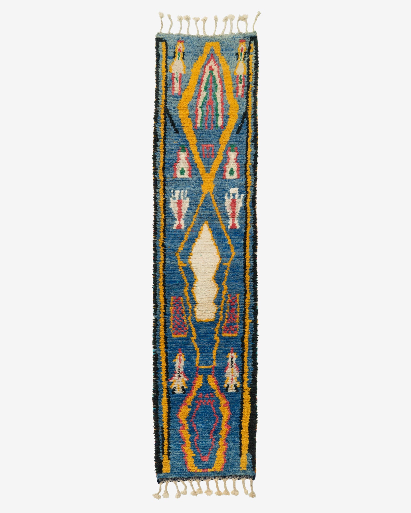 Marokkolainen käytävä villamatto n. 290/85cm