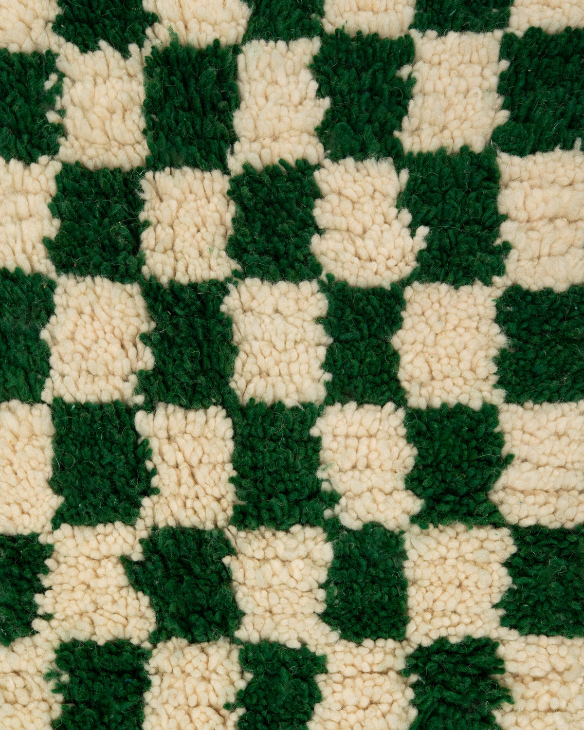 Vihreä ruudullinen marokkolainen matto 240cm x 160cm